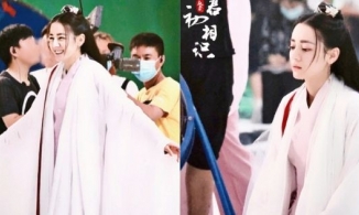 Loạt ảnh của Địch Lệ Nhiệt Ba trong hậu trường phim 'Ngự Giao Ký'