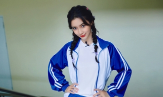 Angelababy trẻ trung như nữ sinh phổ thông với kiểu tóc 'cưa sừng làm nghé'