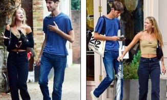 Ái nữ 19 tuổi nhà Kate Moss hẹn hò trai lạ trên phố