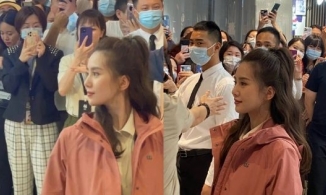 Góc nghiêng hoàn hảo của Lưu Thi Thi qua ống kính vội của người đi đường 