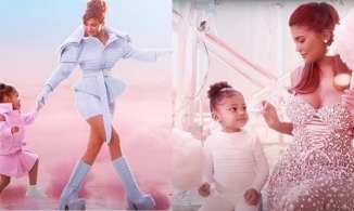 Kylie Jenner cùng ái nữ 3 tuổi quay quảng cáo cho dòng sản phẩm Kylie Baby