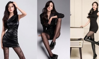 Học Dương Mịch cách 'hack' chân thon nuột nhờ vớ da đen