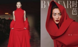 Liu Wen và những lần tỏa sáng với phong cách 'đỏ rực'