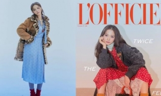 Tzuyu đem gương mặt 'trời phú' cùng biểu cảm cứng đờ lên tạp chí L'Officiel 