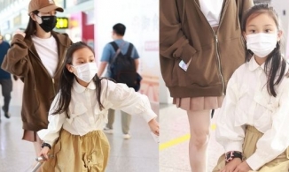 Vẻ ngoài phổng phao, đầy khí chất của ái nữ 9 tuổi nhà Lý Tiểu Lộ