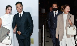 Vợ chồng Lee Byung Hun và Lee Min Jung hiếm hoi xuất hiện cùng nhau tại Bảo tàng điện ảnh Mỹ