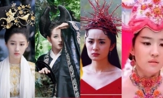 Tạo hình cổ trang khó hiểu của loạt sao Hoa ngữ: Địch Lê Nhiệt Ba 'mọc sừng', Lưu Diệc Phi bị dìm tơi tả