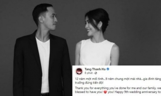 Tăng Thanh Hà kỉ niệm ngày cưới bên chồng Louis Nguyễn: '12 năm một mối tình'