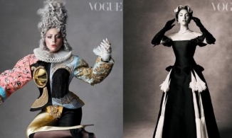 U40 Lady Gaga xuất hiện gợi cảm trên bìa tạp chí Vogue tháng 12