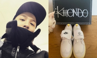 Taeyang được G-Dragon tặng giày collab Nike x PEACEMINUSONE phiên bản giới hạn