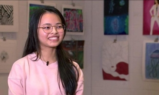 Nữ sinh gốc Việt lọt top 10 điểm cao nhất thế giới ở môn nghệ thuật