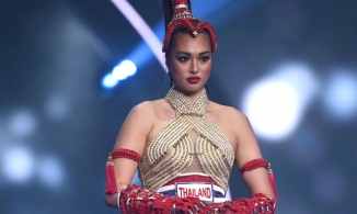 Biểu cảm như sắp khóc của đại diện Thái Lan khi 'out top' Miss Universe 2021
