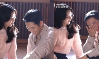 Jung Hae In ngượng ngùng không dám nhìn vào mắt Jisoo (Blackpink) tại hậu trường 'Snowdrop'