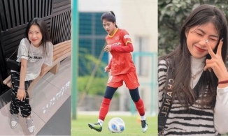 Nguyễn Thanh Nhã: Tiền đạo 'Gen Z' của tuyển nữ Việt, ảnh đời thường như hot girl