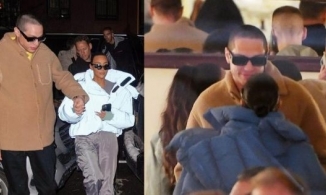 Mặc chồng cũ gửi xe tải hoa hồng, Kim Kardashian mặc áo tắm tận hưởng Valentine bên tình trẻ Pete