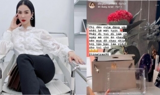 Thấy Diệp Lâm Anh vất vả, nhà chồng ship đồ ăn tới tận văn phòng cho cô