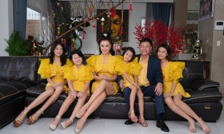 Nuôi hai con gái riêng của chồng, Vũ Thu Phương tuyên bố không sinh thêm con trai