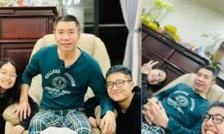 Được hai con riêng đến thăm, NSND Công Lý nghẹn ngào: 'Bố yêu các con'