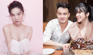 Không còn lén lút, Quỳnh Thư và chồng Diệp Lâm Anh công khai đi ăn vỉa hè cùng nhau