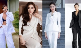 Sao Việt chứng minh mặc suit không hề 'lỗi mốt': Đỗ Thị Hà hóa 'tổng tài', Minh Triệu phá cách