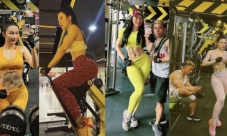 Angela Phương Trinh dạo này chăm lăng xê loạt đồ gym khoe 'siêu vòng 3' cùng cơ bắp cuồn cuộn