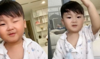 Bé Bo nhà Hòa Minzy mới 3 tuổi đã lấn sân làm Tiktoker, tự tin khoe vũ đạo chuẩn 'con nhà nòi'