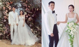 Chính thức lộ diện ảnh cưới của Hyun Bin và Son Ye Jin: Váy cưới tinh tế, cô dâu cười hết cỡ