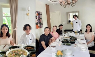 Chi Bảo ngồi ăn tối chung với cả vợ cũ lẫn vợ mới, bữa cơm do con trai cả trổ tài nấu nướng