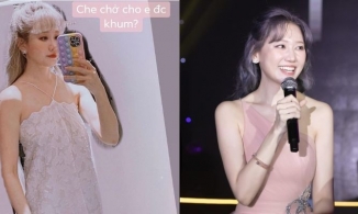 Hari Won mặc đầm ngủ lên mạng tỉ tê: 'Che chở cho em được không?'