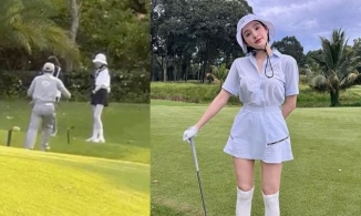 Rộ tin Hiền Hồ vô tư đi chơi golf sau 1 tháng vướng ồn ào cặp kè chồng người khác