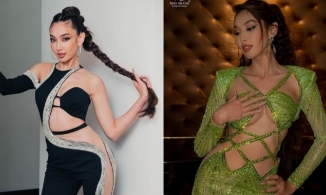 Hậu đăng quang Miss Grand 2021, Thùy Tiên liên hoàn mặc đồ cắt trên xẻ dưới, khoe thân hình gợi cảm