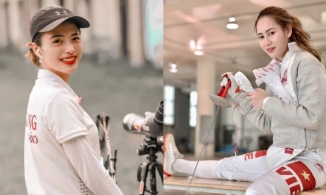 MXH xôn xao với nhan sắc như Hoa hậu của 2 nữ VĐV cung thủ - đấu kiếm tại SEA Games 31