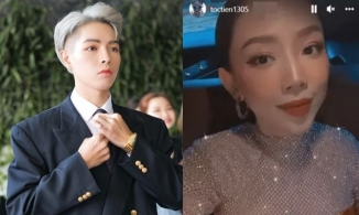 Tóc Tiên 'dở khóc dở cười' khi được Đức Phúc khen 'đẹp lão'