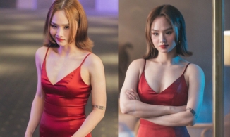 Miu Lê diện váy ôm sát lộ vòng 2 ngấn mỡ