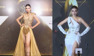 Á hậu Ngọc Thảo tái hiện màn hô tên tại Miss Grand nhưng netizen chê