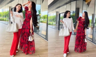 Linh Rin hội ngộ Phạm Hương nhưng ai cũng chú ý vào vòng bụng như mang bầu