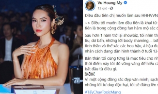 Á hậu Hoàng My muốn 'khai tử sự vô văn hóa và độc hại mạng' trong cộng đồng fan sắc đẹp 