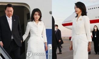 Tân Đệ nhất phu nhân Hàn Quốc khoe sắc vóc xinh đẹp và gu thời trang sang chảnh bất chấp tuổi 50