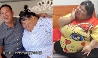 Hoa khôi được chồng 'mát tay' chăm từ 68kg lên đến hơn 160kg