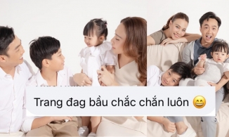 Fan nghi Đàm Thu Trang sắp sinh thêm em cho Subeo