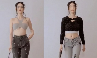 Ngọc Trinh lộ cánh tay mũm mĩm, vòng eo ngấn mỡ nhưng vòng 1 'mất hút'