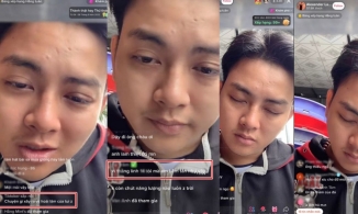 Hoài Lâm lộ gương mặt lờ đờ, ngủ gật khi đang livestream với fan