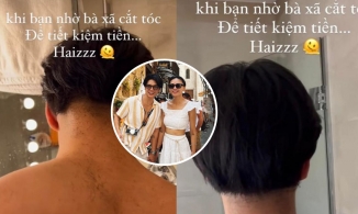 Huy Trần nhờ Ngô Thanh Vân cắt tóc để tiết kiệm nhưng thành phẩm lại 'đắng lòng'