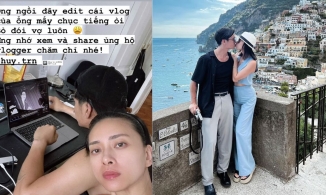 Ngô Thanh Vân than phiền vì bị chồng trẻ bỏ đói vì mải chơi vlog