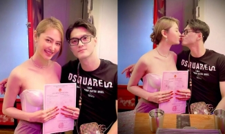 Linh Chi khoe giấy đăng ký kết hôn với Lâm Vinh Hải sau 6 năm dính phốt tiểu tam