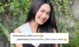 Doãn Hải My và Đoàn Văn Hậu lên mạng tranh giành xem ai yêu ai nhiều hơn