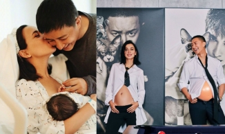 Top 1 Hot search Weibo: Vợ chồng Hàn Canh (Super Junior) đón con gái đầu lòng 