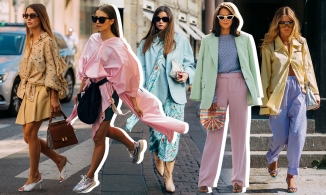 Trang phục màu pastel cho mùa thu đông thêm ngọt ngào