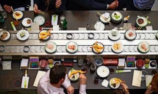 Sushi băng chuyền, nét độc đáo trong ẩm thực Nhật Bản