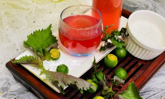 Cách nấu nước lá tía tô vừa giải khát cho ngày nắng vừa tốt cho sức khỏe